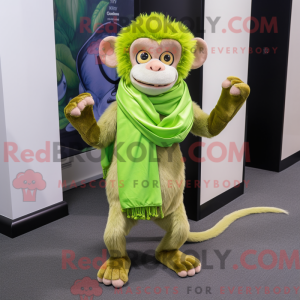 Limegrønn Capuchin Monkey...