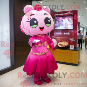 Magenta Dim Sum mascot...