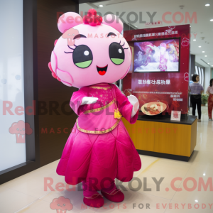 Magenta Dim Sum maskot...