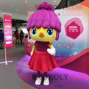 Magenta Dim Sum maskot...