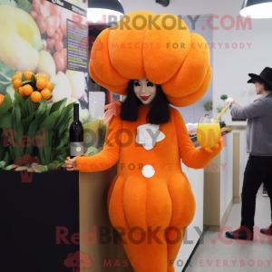 Orange Cauliflower mascot...