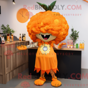 Orange Cauliflower mascot...