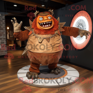Rust Ogre mascot costume...