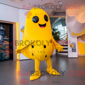 Yellow Stingray mascot...