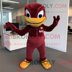 Maroon Geckos Maskottchen...