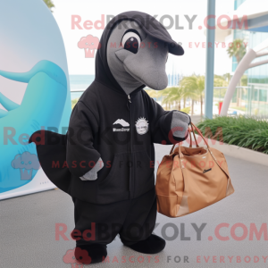 Black Dolphin mascot...