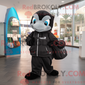 Black Dolphin mascot...