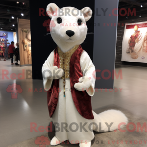 Ermine mascot costume...