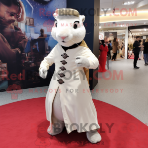 Ermine mascot costume...