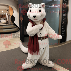 Ermine mascot costume...