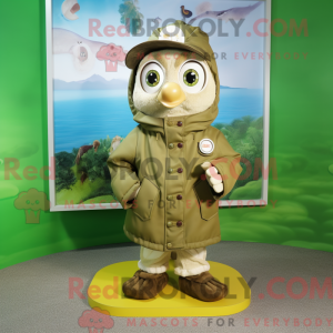 Maskottchenkostüm Olive...