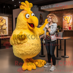 Gul kylling máscara de...