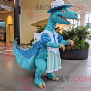 Cyan Spinosaurus...