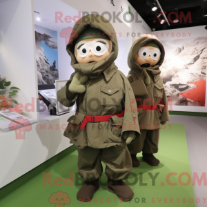 Army Soldier mascot costume...