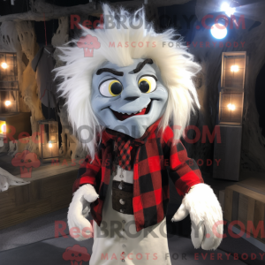 White Vampire mascot...