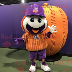 Purple Pumpkin mascot...