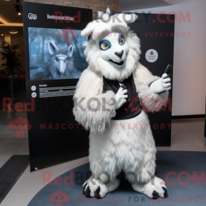 Silver Angora Goat mascot...