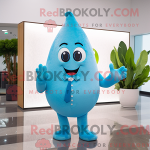 Sky Blue Pear mascotte...