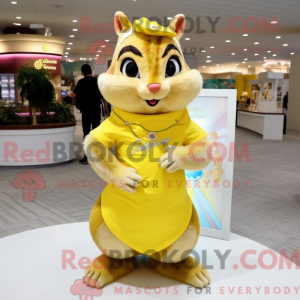 Citrongul Chipmunk maskot...