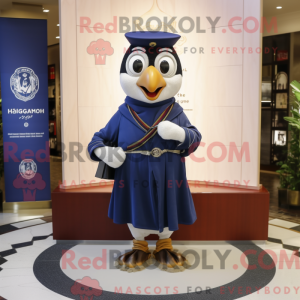 Navy Hourglass mascot...