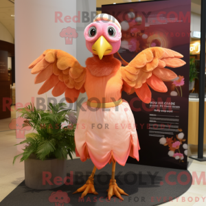 Peach Archeopteryx maskot...