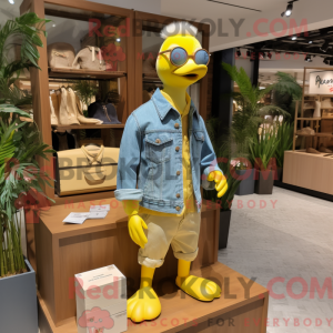 Lemon Yellow Geese mascot...