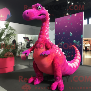 Magenta Brachiosaurus...