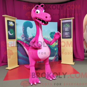 Magenta Brachiosaurus...