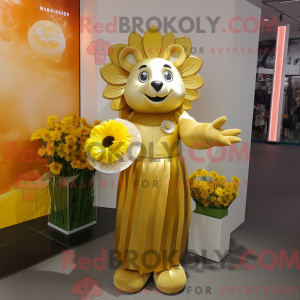 Gold Bouquet Of Flowers...