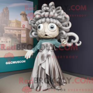 Silver Medusa mascot...