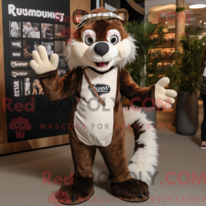 Rust Skunk maskot kostume...