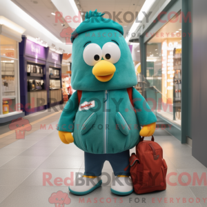 Teal Goulash Maskottchen...