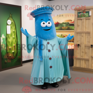 Maskottchenkostüm Blaue...