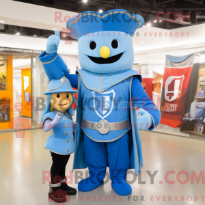 Sky Blue Medieval Knight...