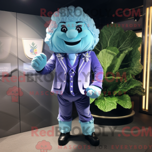 Sky Blue Cabbage mascot...