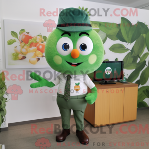 Forest Green Apricot mascot...