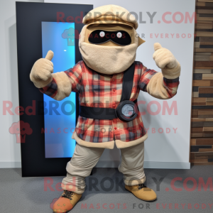 Uma figura de máscara ninja...