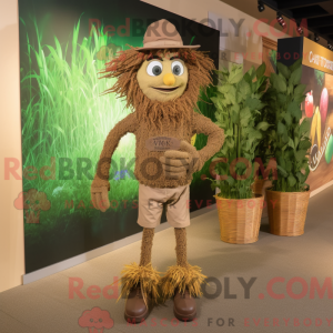 Olive Scarecrow mascot...