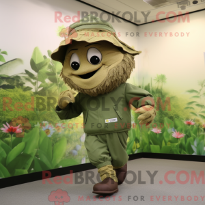 Olive Scarecrow mascot...