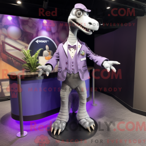 Lavender Diplodocus mascot...