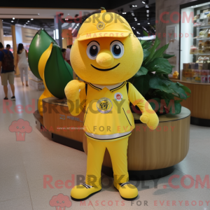 Yellow Grapefruit mascot...