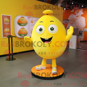 Yellow Grapefruit mascot...