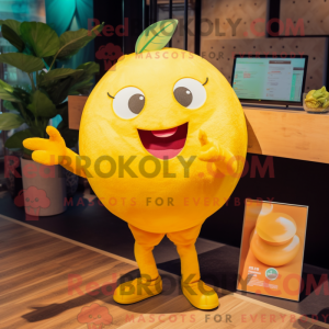 Maskottchenkostüm Gelbe...