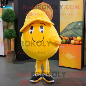 Yellow Grapefruit mascot...