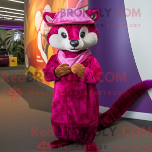 Magenta Mongoose mascot...