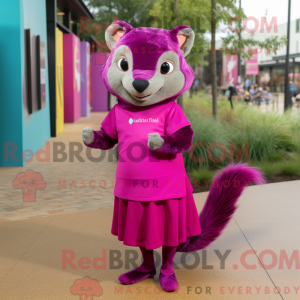 Magenta Mongoose maskot...