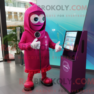 Postava maskota Magenta...