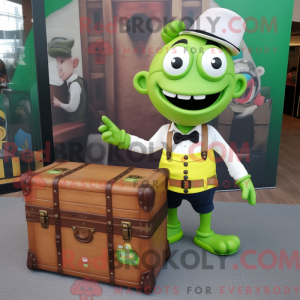 Maskottchenkostüm Lime...