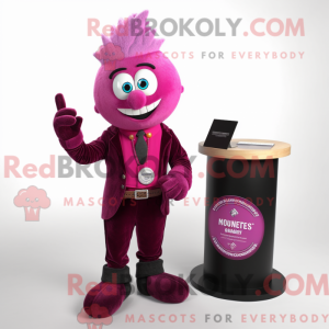 Magenta Advokat maskot...