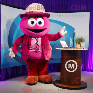 Magenta Anwalt Maskottchen...